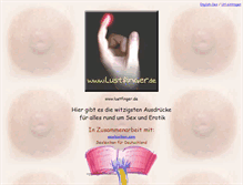 Tablet Screenshot of lustfinger.de
