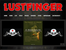 Tablet Screenshot of lustfinger.com